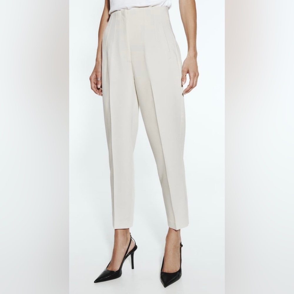 Zara “Pants with a High Waist” Size S Never Worn!